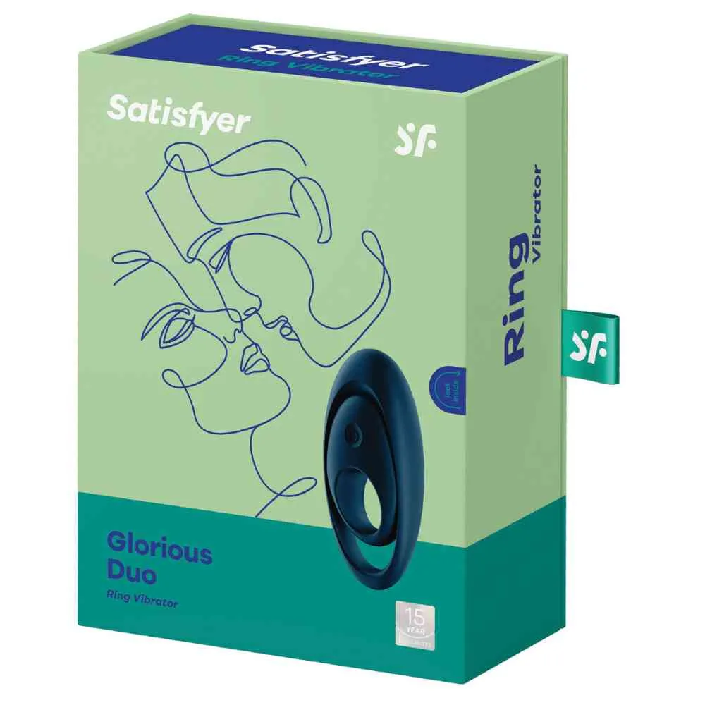 Penisring "Duo Ring Blue" – Bild 4