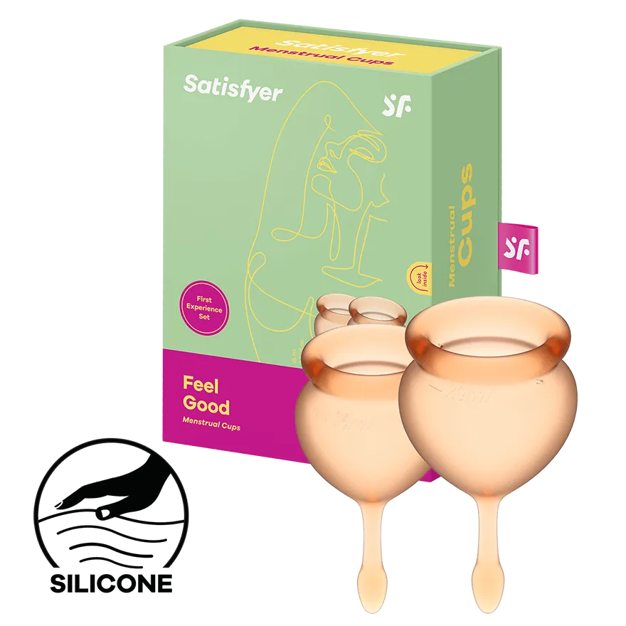 Satisfyer Feel Good - Menstrual Cup Set, 15 & 20 ml Satisfyer Feel Good - Menstrual Cup Set, 15 & 20 ml
