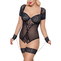 Spitzenbody mit Fesseln Plus Size Spitzenbody mit Fesseln Plus Size
