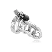 Brutal Stainless Steel Chastity Cage: Peniskäfig, silber Brutal Stainless Steel Chastity Cage: Peniskäfig, silber
