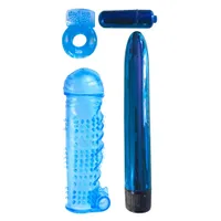 4-teiliges Toy-Set „Ultimate Pleasure Couple’s Kit“ mit Vibrator 4-teiliges Toy-Set „Ultimate Pleasure Couple’s Kit“ mit Vibrator