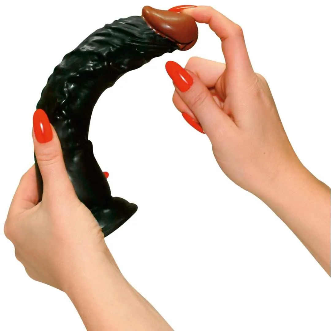 Naturdildo "European Lover mit Eichel", 23cm – Bild 4