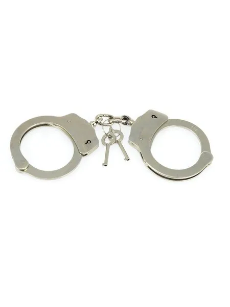 Edelstahl-Handschellen, silber Edelstahl-Handschellen, silber