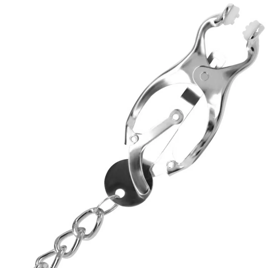 Nippelklemmen mit Kette – Bild 3