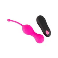 Vibrokugel-Duo mit 2 Kugeln und Rückholband Vibrokugel-Duo mit 2 Kugeln und Rückholband