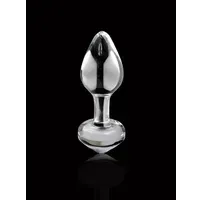 Icicles No. 44: Glas-Analplug, transparent Icicles No. 44: Glas-Analplug, transparent