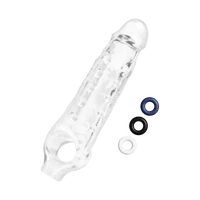 1" See-Thru Stretch Penis Extender, 22 cm 1" See-Thru Stretch Penis Extender, 22 cm