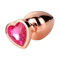 Medium Rose Gold Plug, 8,3 cm Medium Rose Gold Plug, 8,3 cm