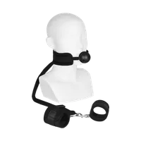 Mouthgag With Cuffs, 2 Teile Mouthgag With Cuffs, 2 Teile