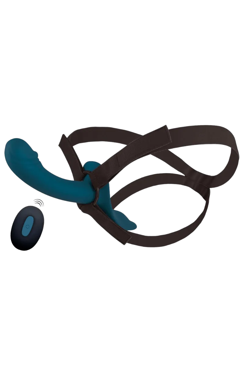 3tlg. Strap-On Set mit Fernbedienung 25,5 cm 3tlg. Strap-On Set mit Fernbedienung 25,5 cm