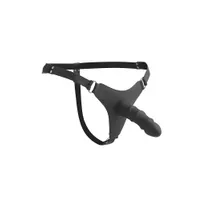 Strap U Elevate: Silikon-Strap-On mit Dildo, schwarz Strap U Elevate: Silikon-Strap-On mit Dildo, schwarz