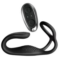 Analvibrator "The Vibe" mit Penis-/ Hodenring und Fernbedienung Analvibrator "The Vibe" mit Penis-/ Hodenring und Fernbedienung