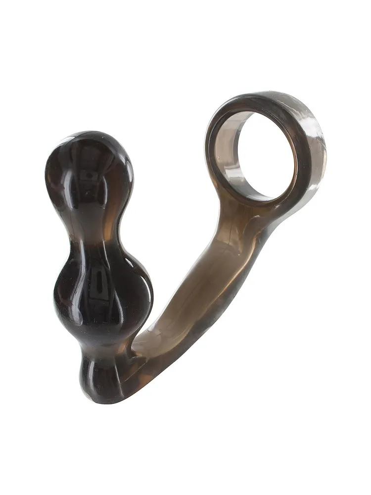 Power Plug & Penisring: Penisring mit Analplug, smoke Power Plug & Penisring: Penisring mit Analplug, smoke