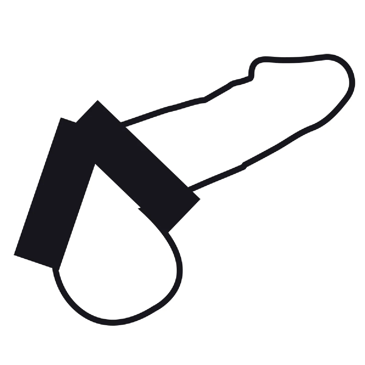 Doppelter Penisring aus Gummi und Leder – Bild 3