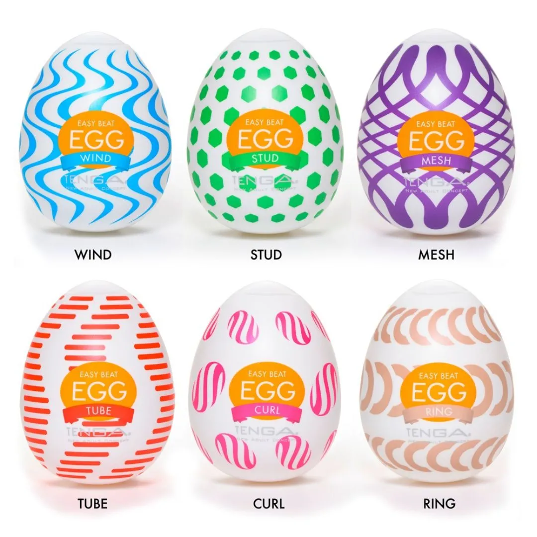 Tenga-Ei Masturbator-Set „Tenga Egg Variety Pack Wonder", 6-teilig – Bild 3