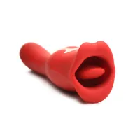 Lickgasm Kus + Doppelseitiger Kuss Vibrator - Rot Lickgasm Kus + Doppelseitiger Kuss Vibrator - Rot