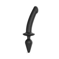 Strap-On-Me - Switch Plug-in Semi-Realistic Dildo Black S Strap-On-Me - Switch Plug-in Semi-Realistic Dildo Black S