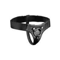 Strap U - Strap-on Harness aus Leder in Schwarz Strap U - Strap-on Harness aus Leder in Schwarz