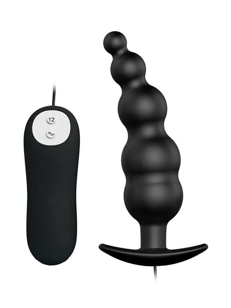 Crazy Bull Patrick: Vibro-Analplug, schwarz Crazy Bull Patrick: Vibro-Analplug, schwarz