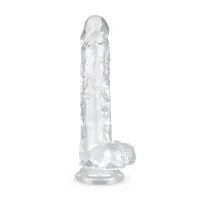 Jelly Dildo mit Hoden - 19 cm Jelly Dildo mit Hoden - 19 cm