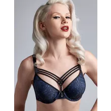 Marlies Dekkers Dame de Paris: Padded Plunge BH, bijou blue (75 D)