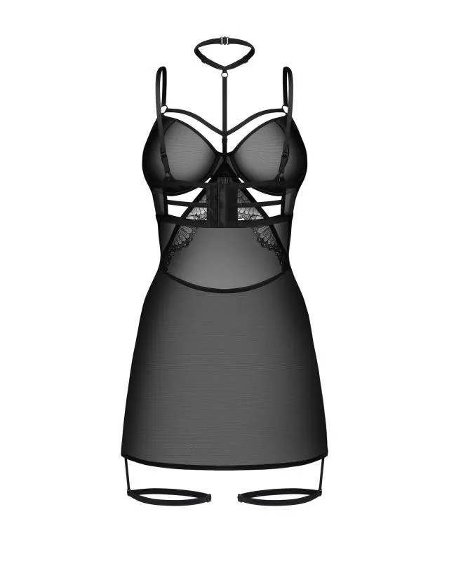Obsessive – Arrowel Babydoll – Schwarz – Bild 3