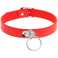 Roter Choker mit Ring Roter Choker mit Ring