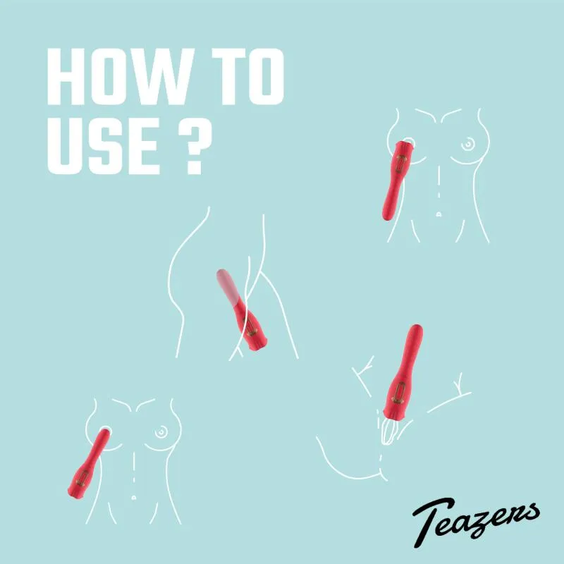 Teazers »Kiss« Auflege- & Vibrator – Bild 4