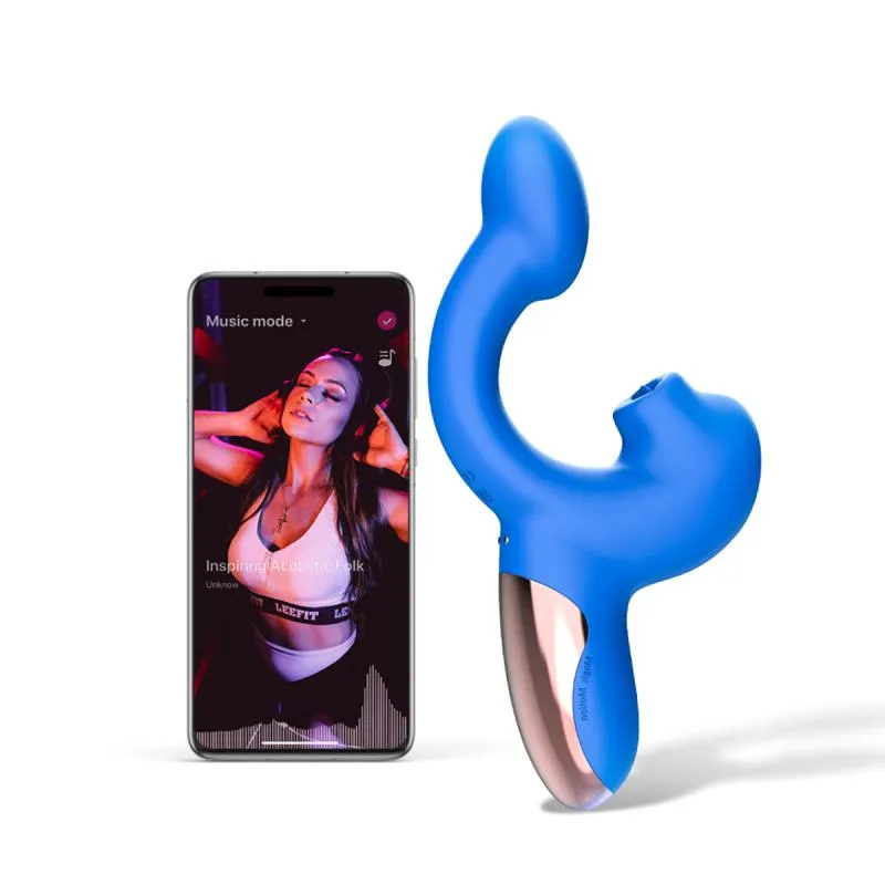 Magic Motion – Magic Ponder Vibrator mit Lick & G-Punkt Funktion – Blau – Bild 3