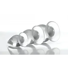 Master Series - Triple Cones 3-teiliges Analplug-Set - Durchsichtig