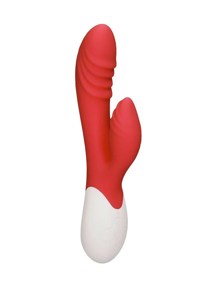 Heat Sunburst: G-Punkt-/Bunny-Vibrator mit Wärmefunktion, rot Heat Sunburst: G-Punkt-/Bunny-Vibrator mit Wärmefunktion, rot