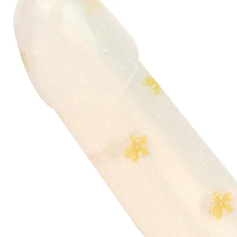 Dildo Collection - Floral Fantasy - goldenen Blumen 15 cm – Bild 4