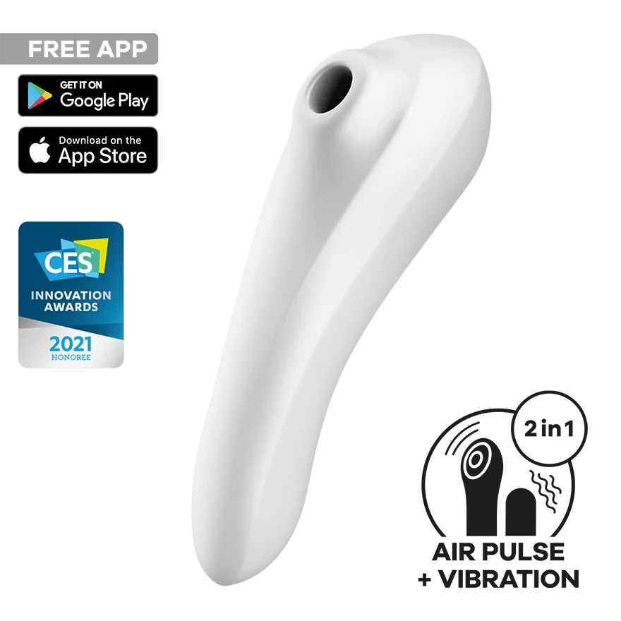 Satisfyer Dual Pleasure Connect App, Vibrator + Druckwellen Satisfyer Dual Pleasure Connect App, Vibrator + Druckwellen