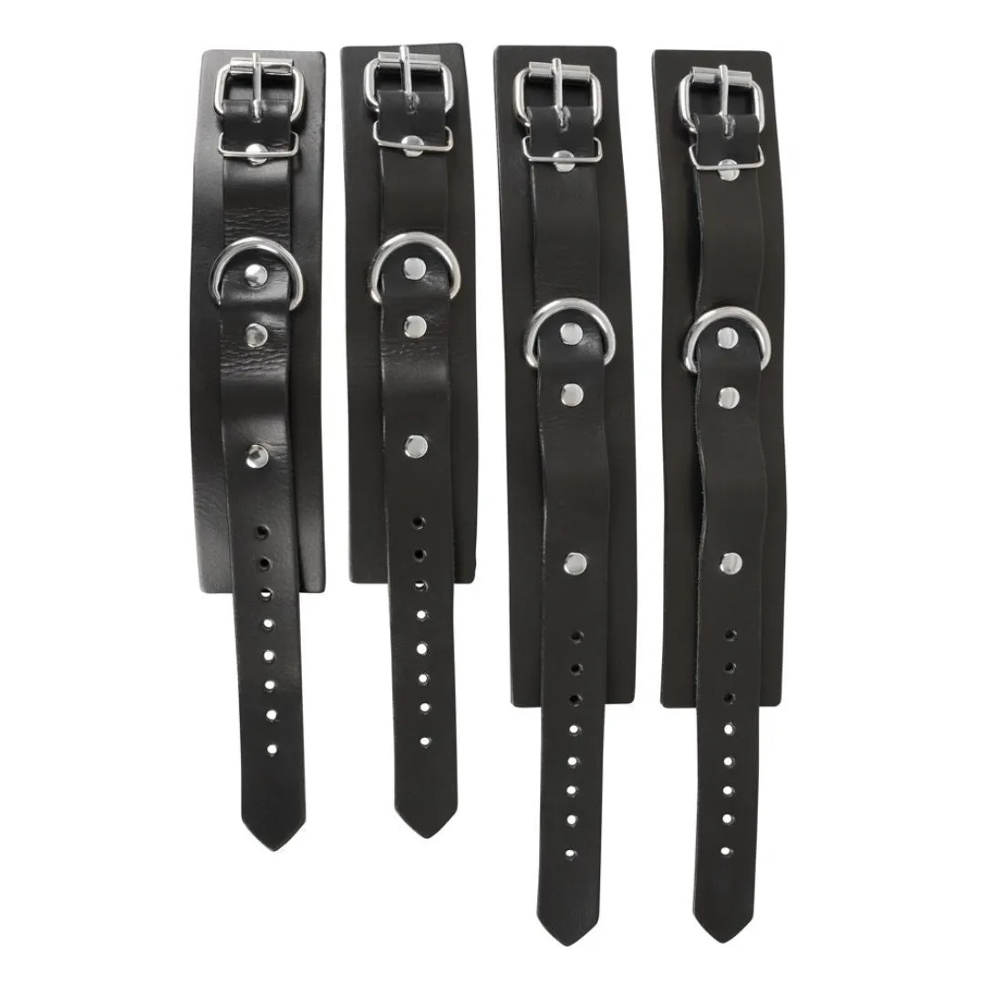 Leder Hogtie Fessel-Set, 3-teilig – Bild 4