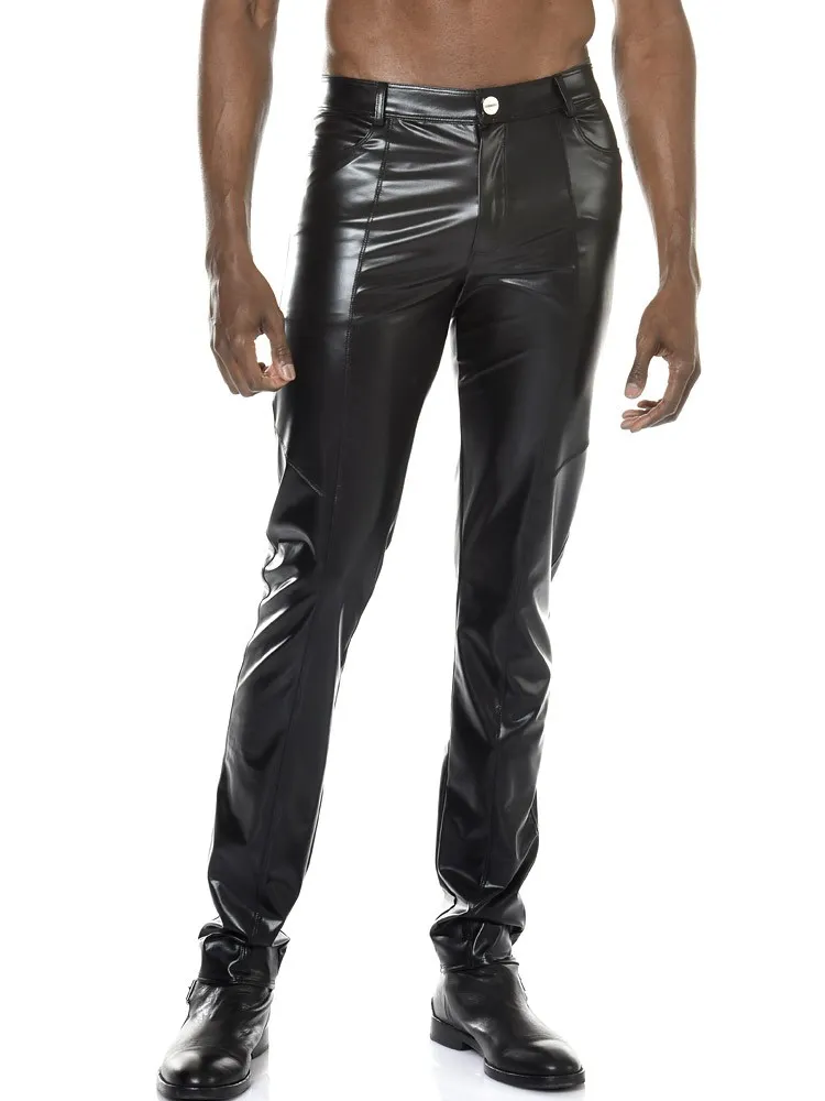Patrice Catanzaro Joss: Wetlook-Hose, schwarz (S) Patrice Catanzaro Joss: Wetlook-Hose, schwarz (S)