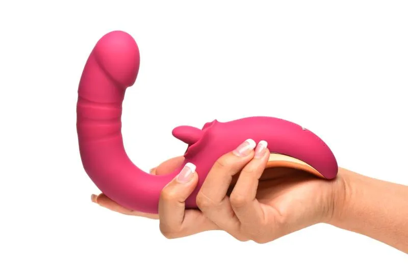 XR Brands »Tease & Please« leckender und stoßender Vibrator – Bild 3