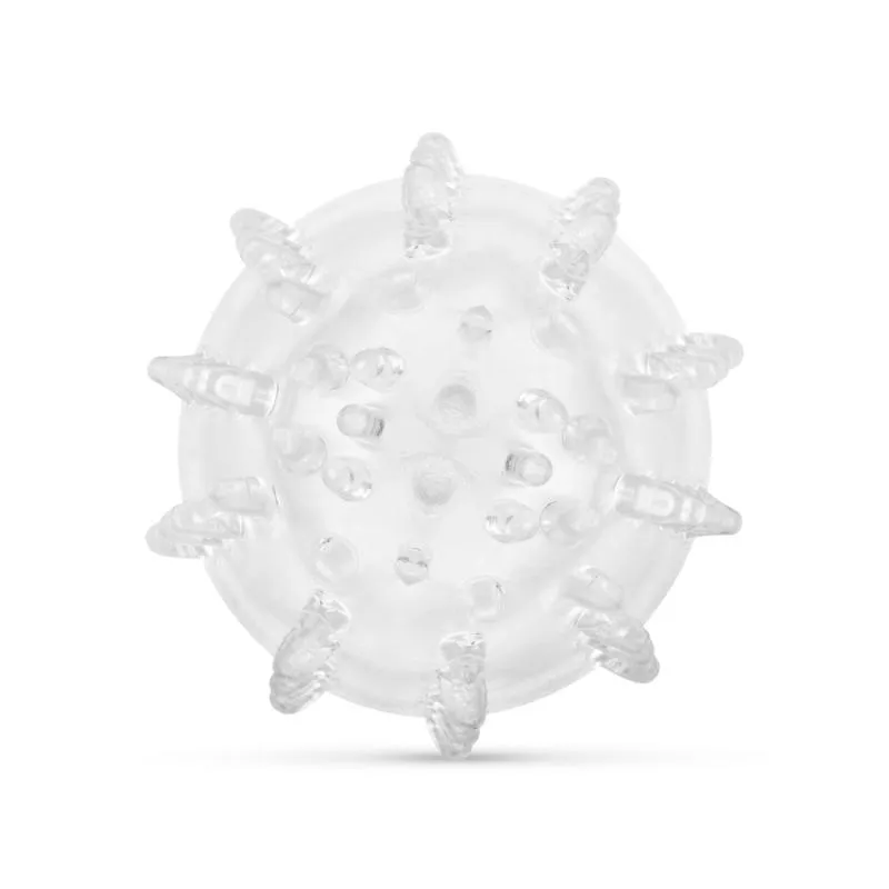 Gerippte Penis-Hülle - Transparent – Bild 2