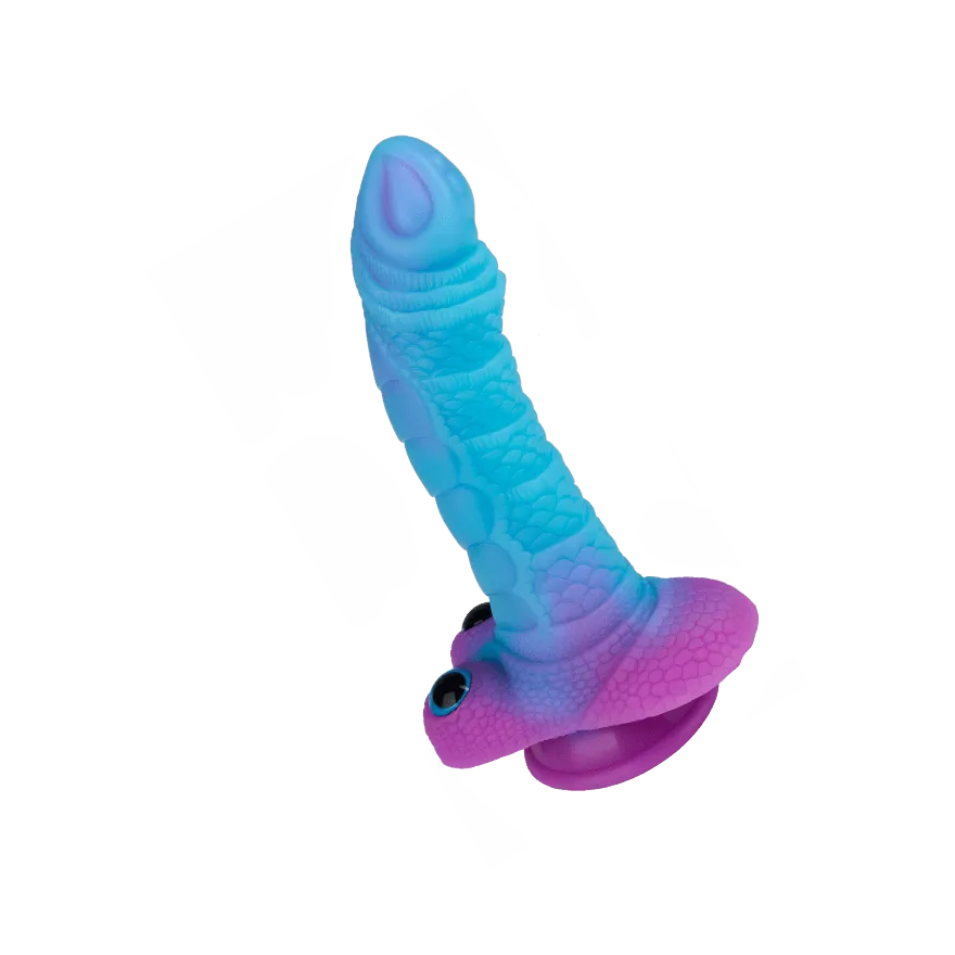 Majestätischer Drachen-Dildo mit Schuppenstruktur, 22,5 cm Majestätischer Drachen-Dildo mit Schuppenstruktur, 22,5 cm