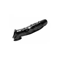 Master Series Fuk Tool: Penishülle und Hodenstretcher, schwarz Master Series Fuk Tool: Penishülle und Hodenstretcher, schwarz