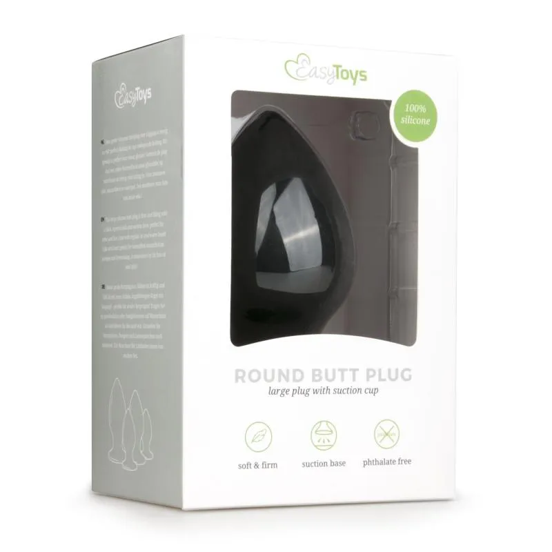 Easytoys Anal - Buttplug - Schwarz Large – Bild 2