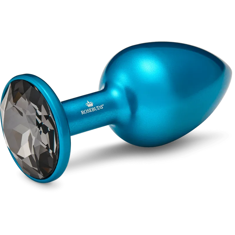Rosebuds™ - Medium Alu Blue Crystal Rosebuds™ - Medium Alu Blue Crystal