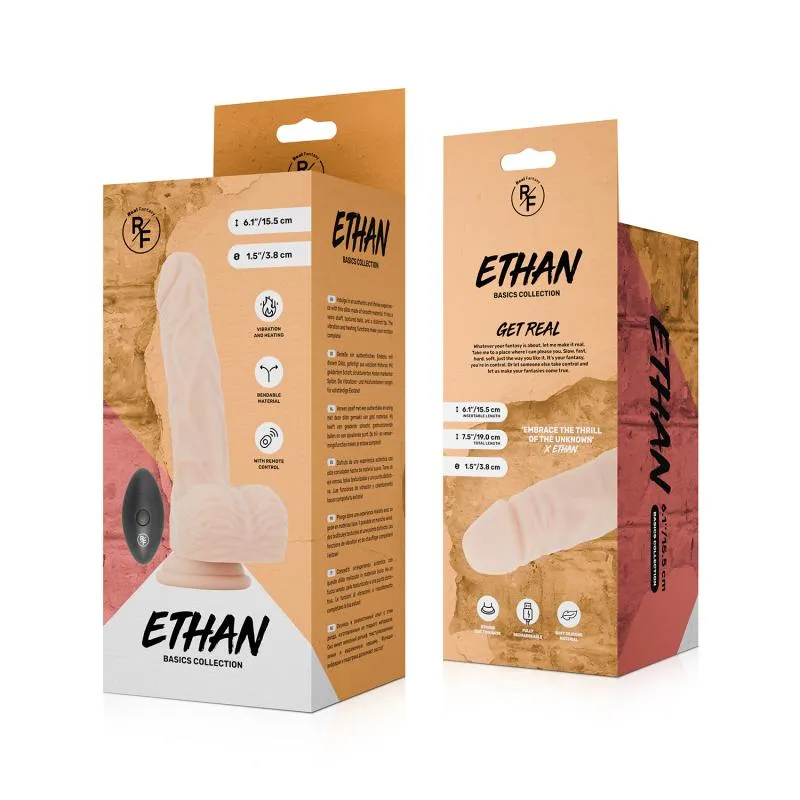 Real Fantasy - Ethan Wärmender, Vibrationsdildo Real Fantasy - Ethan Wärmender, Vibrationsdildo