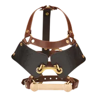 Kopfmaske mit Holzknebel Kopfmaske mit Holzknebel