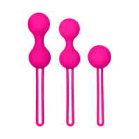 Liebeskugel-Set aus Silikon, 3 Teile, 12 - 16,5 cm Liebeskugel-Set aus Silikon, 3 Teile, 12 - 16,5 cm