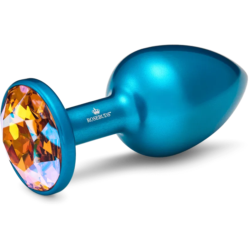 Rosebuds™ - Medium Alu Blue Crystal Rosebuds™ - Medium Alu Blue Crystal