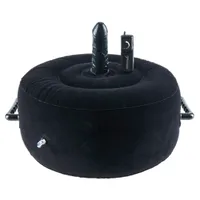 Aufblasbares rundes Liebeskissen mit integriertem Vibrator Aufblasbares rundes Liebeskissen mit integriertem Vibrator