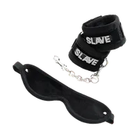 Fessel-Set mit Strassbesatz, 3 Teile Fessel-Set mit Strassbesatz, 3 Teile