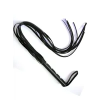 Lederpeitsche mit 8 Riemen (L), schwarz Lederpeitsche mit 8 Riemen (L), schwarz