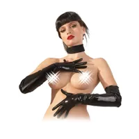 Latex-Handschuhe, schwarz (M) Latex-Handschuhe, schwarz (M)
