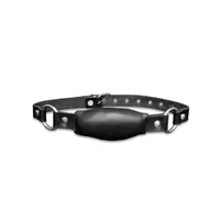 Xx-DreamsToys: Leder-Knebel, schwarz Xx-DreamsToys: Leder-Knebel, schwarz